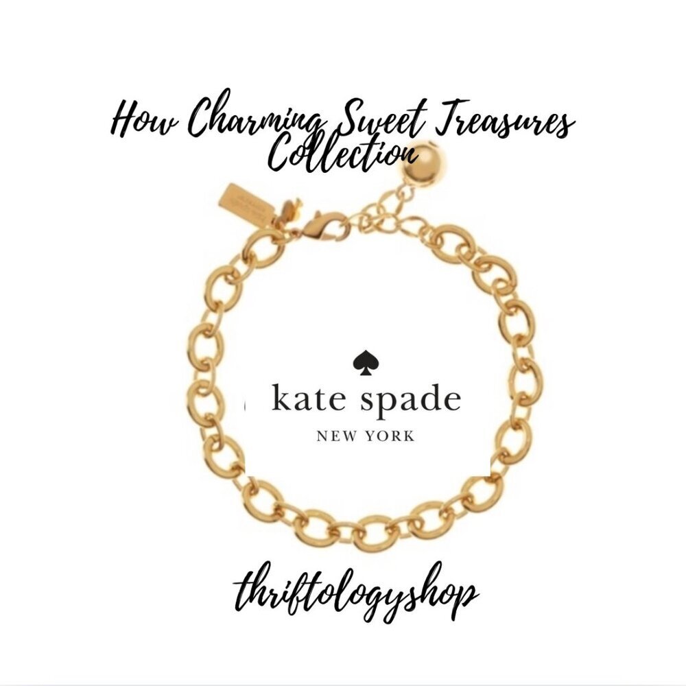 Kate Spade How Charming Sweet Treasures Collection Charm Starter Bracelet Gold